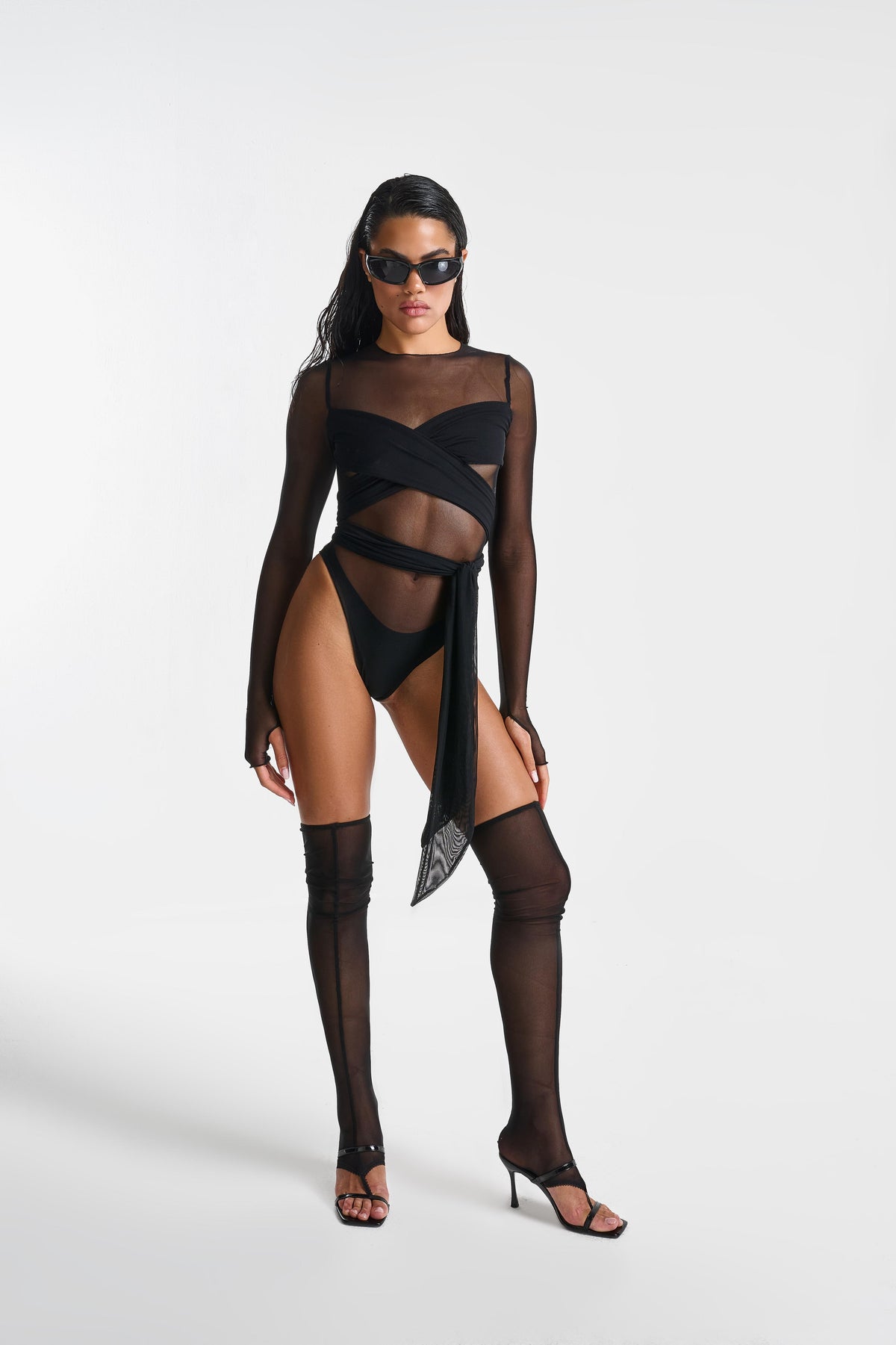 BODY CROISÉ NOIR