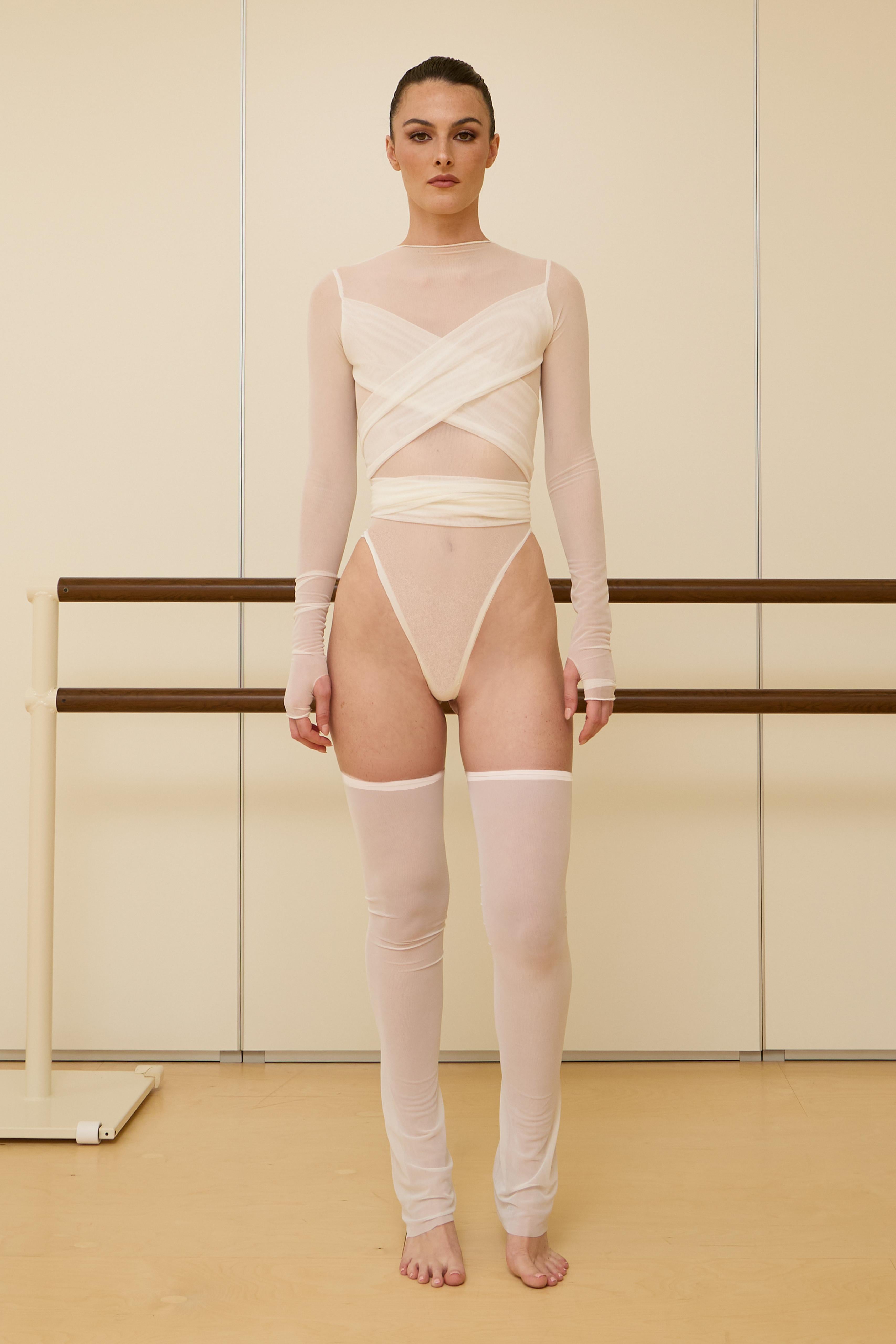 BODY CROISÉ BLANC